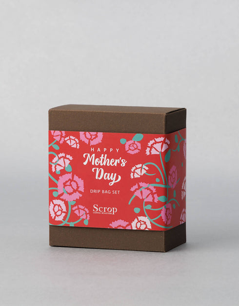【母の日ギフト】Scrop スペシャルティコーヒーブレンドドリップバッグ5個セット (茶箱×帯)