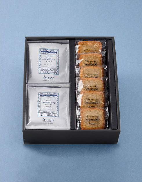 【季節のギフト】定番ブレンドドリップバッグ10個・焼き菓子 6個セット