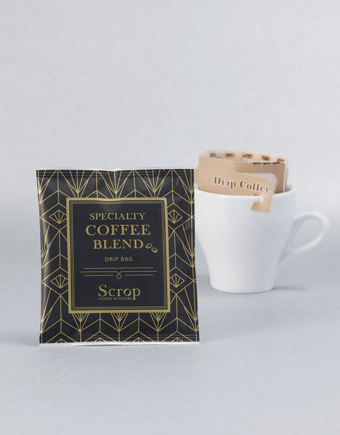 Scrop スペシャルティコーヒーブレンドドリップバッグ5個セット (茶箱×帯)クリスマスver