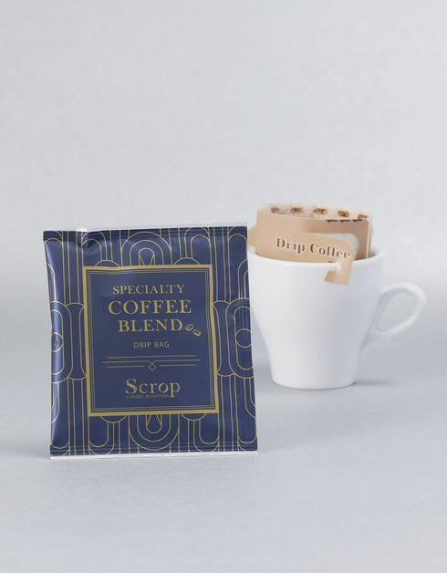 Scrop スペシャルティコーヒーブレンドドリップバッグ5個セット (茶箱×帯)クリスマスver
