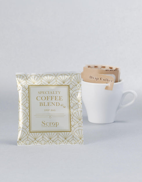Scrop スペシャルティコーヒーブレンドドリップバッグ5個セット (茶箱×帯)クリスマスver